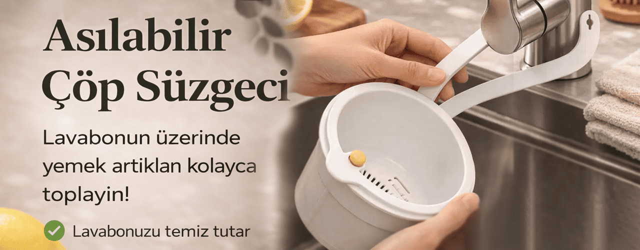 Asılabilir Lavabo Çöp Süzgeci 