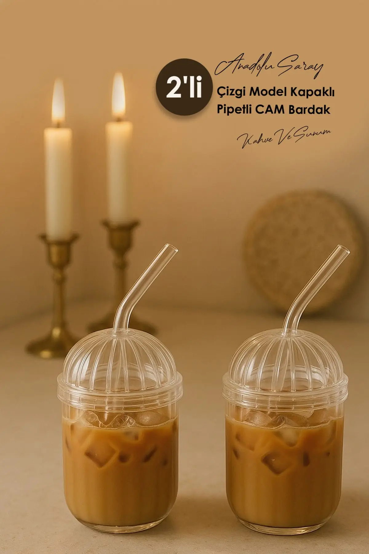 2 Adet Isıya Dayanıklı Borosilikat Çizgi Model Kapaklı Pipetli Bardak EggGlass |Kahve Sunum Bardağı 2 Adet Isıya Dayanıklı Borosilikat Çizgi Model Kapaklı Pipetli Bardak EggGlass |Kahve Sunum Bardağı