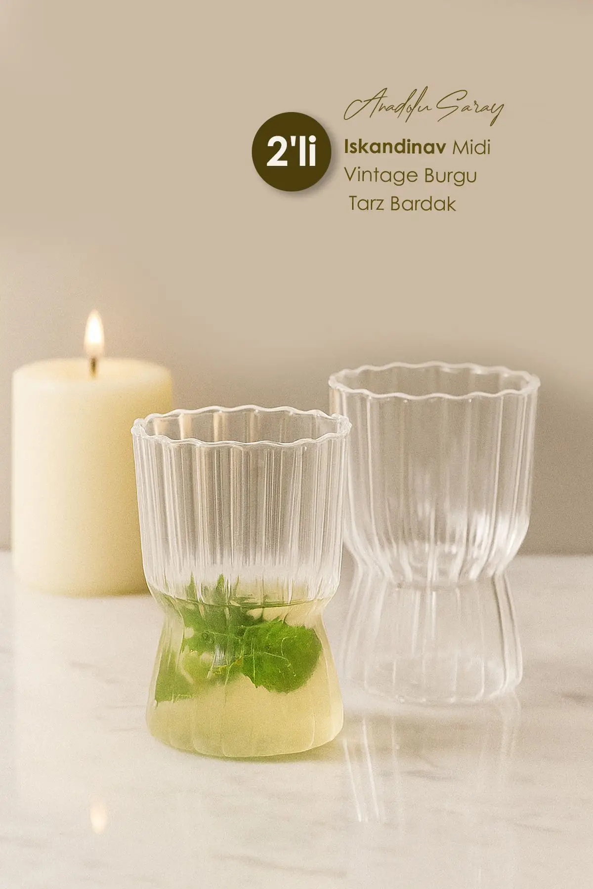 2 ADET Isıya Dayanıklı Iskandinav Midi Vintage Burgu Tarz Bardak Seti Burgu Kahve Ve Sunum Bardağı 2 ADET Isıya Dayanıklı Iskandinav Midi Vintage Burgu Tarz Bardak Seti Burgu Kahve Ve Sunum Bardağı