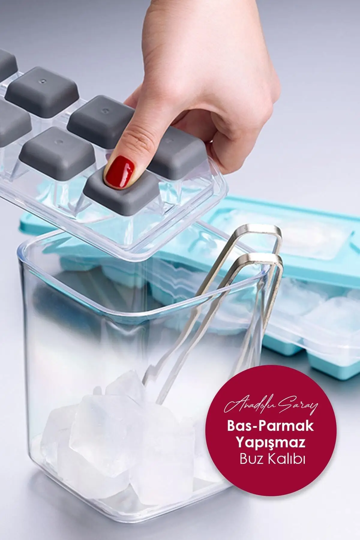 2 ADET Pratik 12 Bölmeli Bas Parmak Silikon Buz Kalıbı |kapaklı Silikon Yapışmaz Bas Parmak Buzluk 2 ADET Pratik 12 Bölmeli Bas Parmak Silikon Buz Kalıbı |kapaklı Silikon Yapışmaz Bas Parmak Buzluk