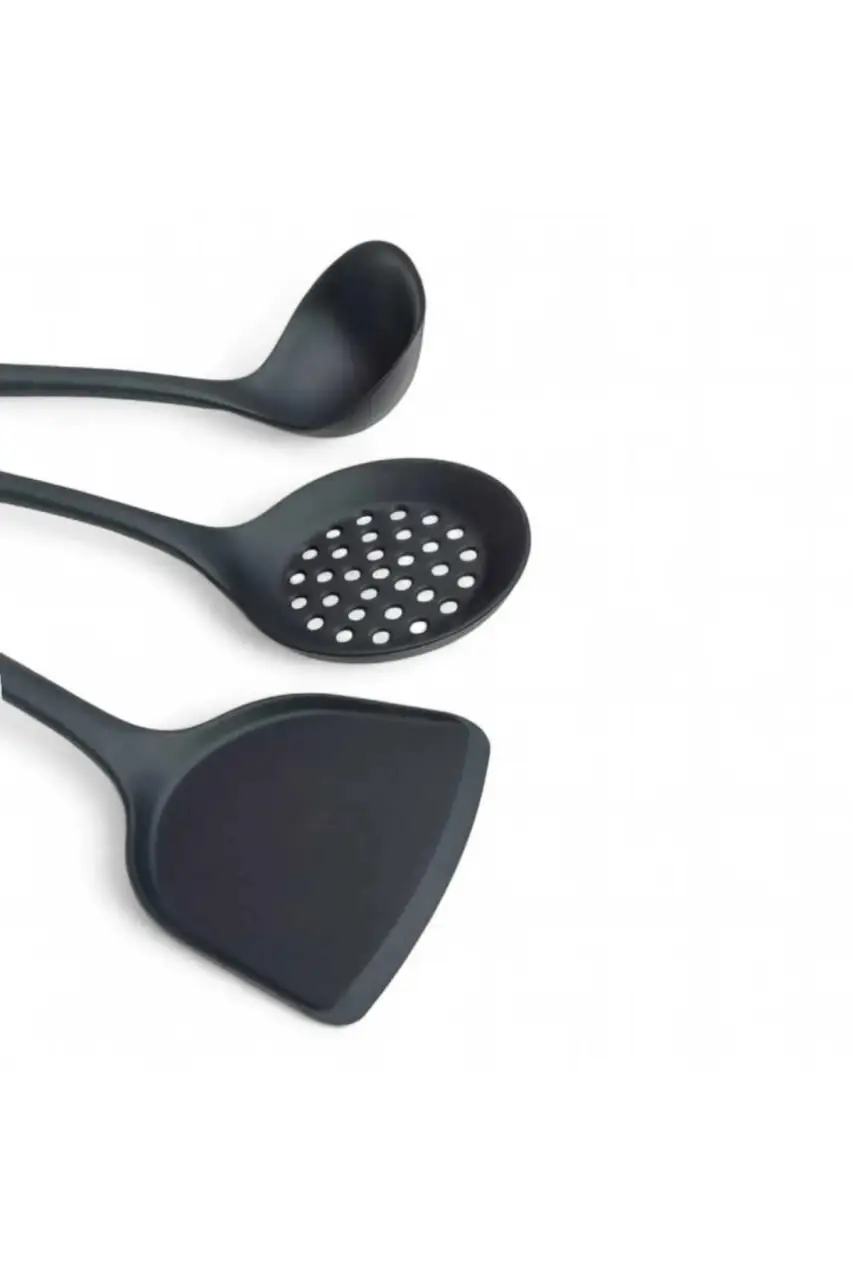 3lü Silikon Mutfak Seti - Kepçe Spatula Kevgir Isıya Dayanıklı Kaşık ve Sevis Takımı 3lü Silikon Mutfak Seti - Kepçe Spatula Kevgir Isıya Dayanıklı Kaşık ve Sevis Takımı