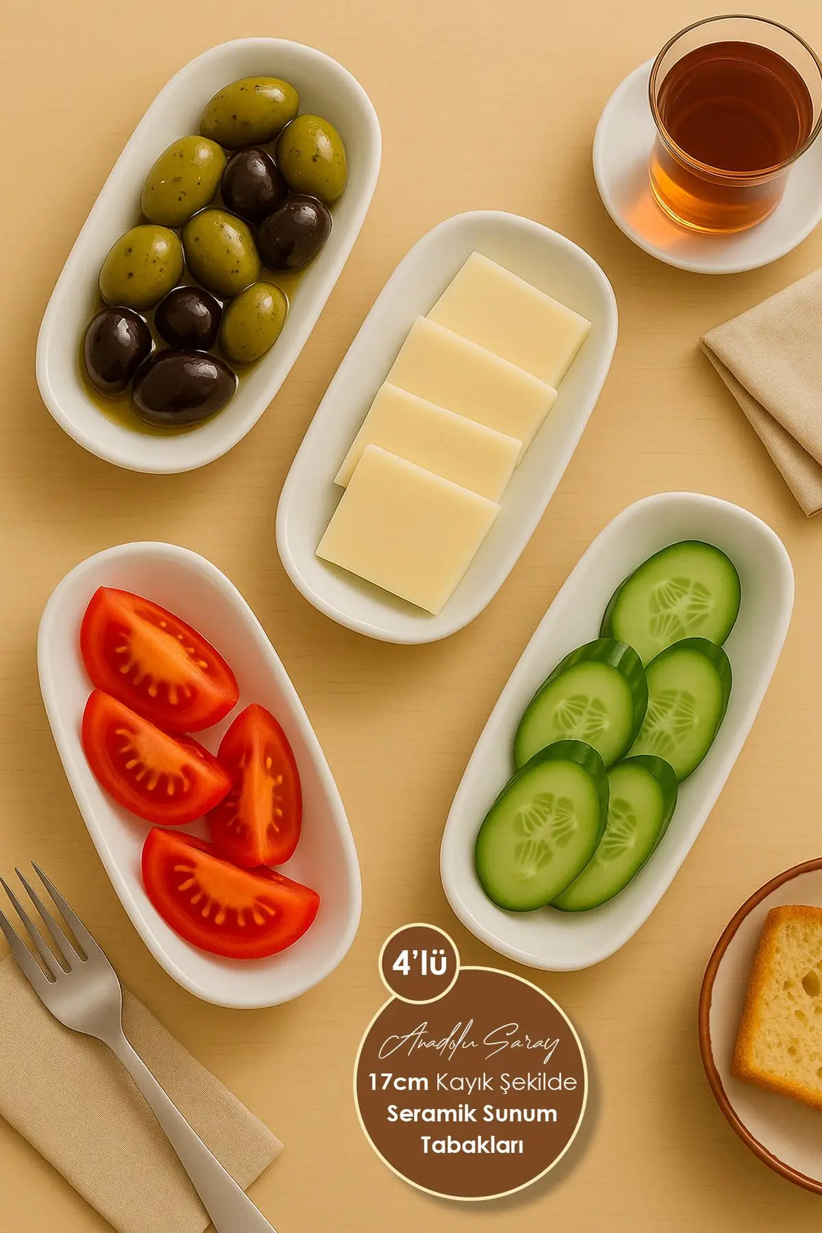 4 Adet 17cm Kayık Şeklinde Seramik Sunum Tabağı Servis Sunum Meze Tabağı Sosluk Reçellik İkramlık 4 Adet 17cm Kayık Şeklinde Seramik Sunum Tabağı Servis Sunum Meze Tabağı Sosluk Reçellik İkramlık