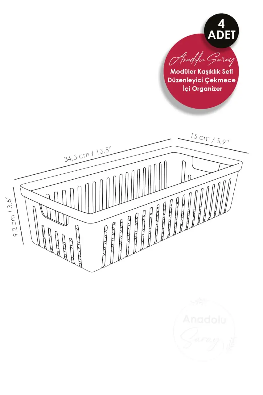 4lü Modüler Kaşıklık Seti Çekmece İçi Mutfak Düzenleyici Organizer Bıçak Kepçe Kaşık Çatal Bölmeli 4lü Modüler Kaşıklık Seti Çekmece İçi Mutfak Düzenleyici Organizer Bıçak Kepçe Kaşık Çatal Bölmeli
