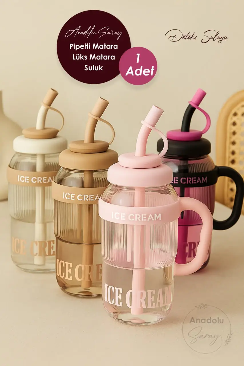 Ice Bottle Pipetli Matara 1300 ml – Sızdırmaz Lüks Suluk ve Detoks Şişesi Ice Bottle Pipetli Matara 1300 ml – Sızdırmaz Lüks Suluk ve Detoks Şişesi