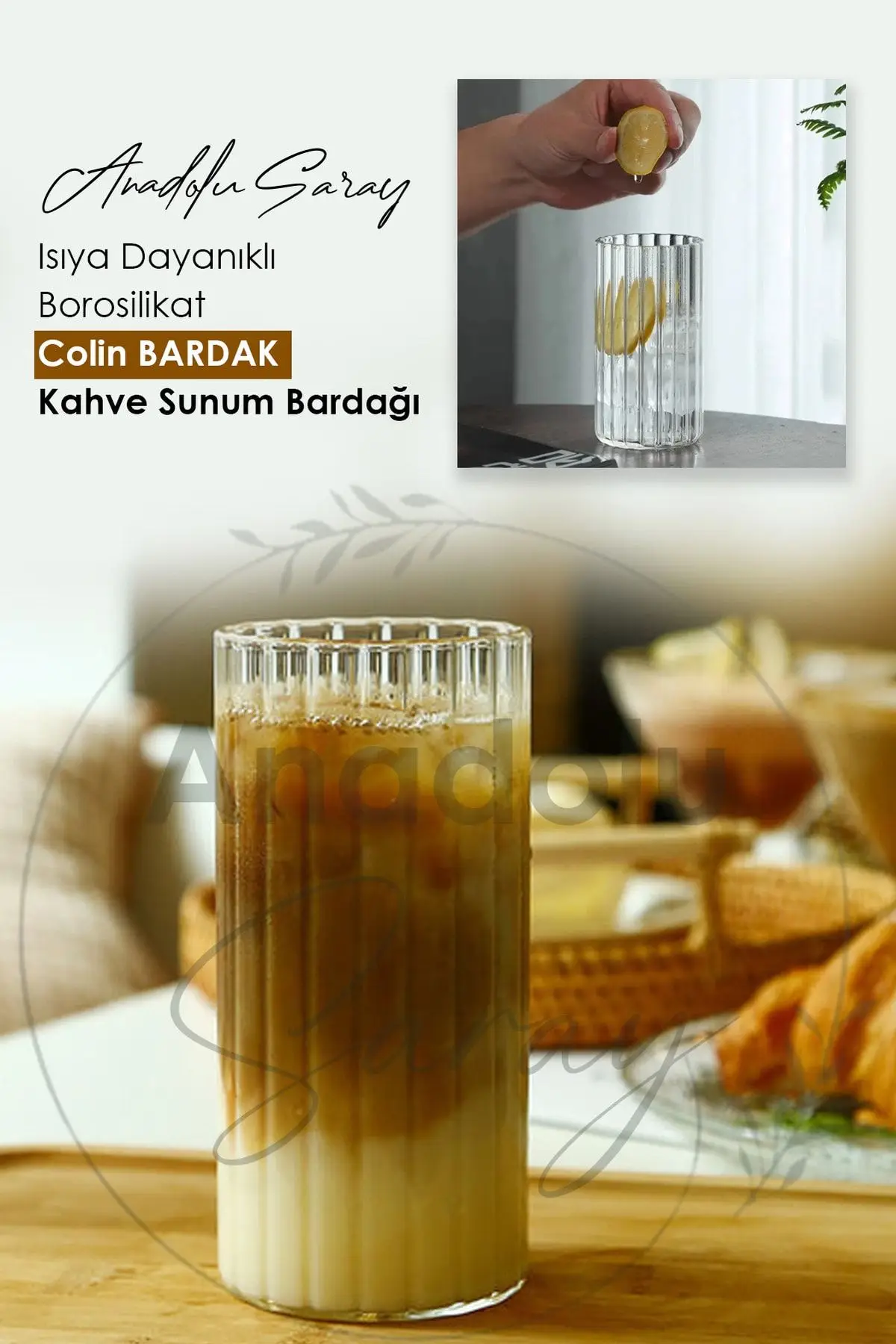 Isıya Dayanıklı Borosilikat Colin Bardak | Kahve Ve Sunum Kokteyl Bardağı - 1 Adet Isıya Dayanıklı Borosilikat Colin Bardak | Kahve Ve Sunum Kokteyl Bardağı - 1 Adet