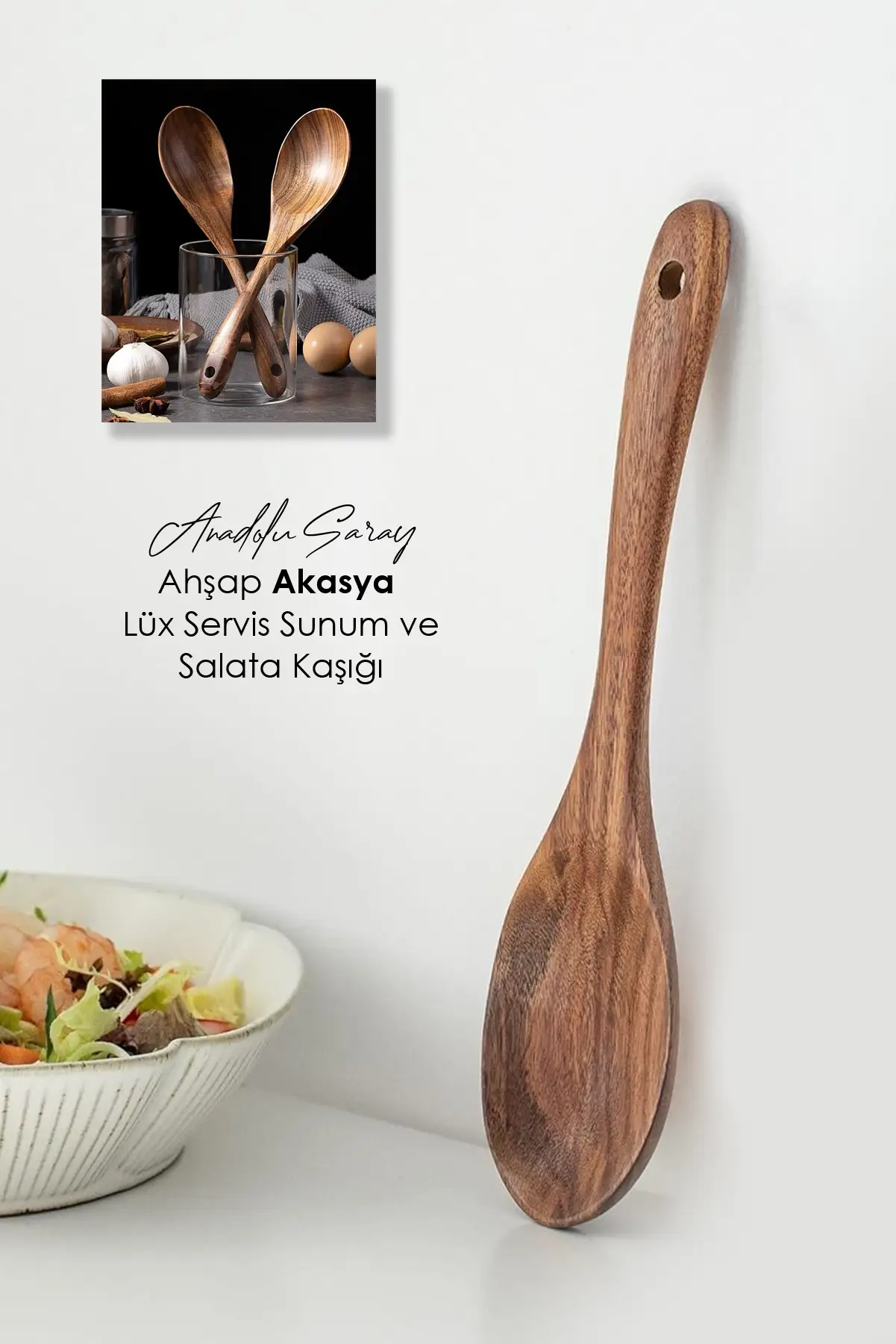 Lüks Servis Akasya Ahşap Salata Kaşığı Spatula | Akasya Ahşap Yemek Servis Kaşığı Lüks Servis Akasya Ahşap Salata Kaşığı Spatula | Akasya Ahşap Yemek Servis Kaşığı