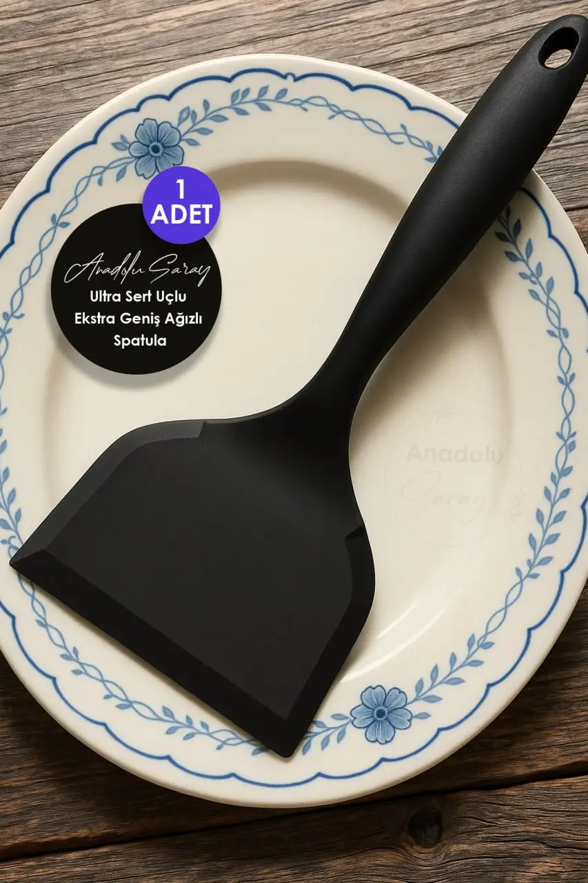 Ultra Sert Uçlu Ekstra Geniş Ağızlı Silikon Spatula Balık Börek Bazlama Servis Kaşığı Ultra Sert Uçlu Ekstra Geniş Ağızlı Silikon Spatula Balık Börek Bazlama Servis Kaşığı